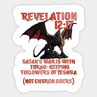 Revelation 12:17 Sticker